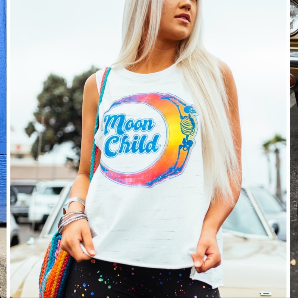 Moon Child Stripe Tank